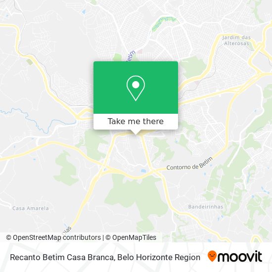 Recanto Betim Casa Branca map