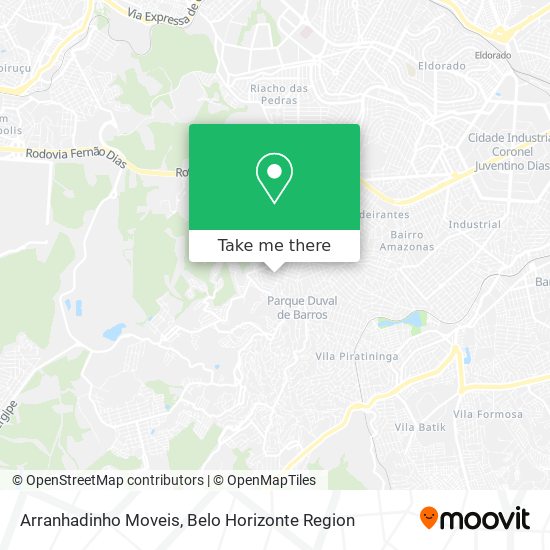 Arranhadinho Moveis map