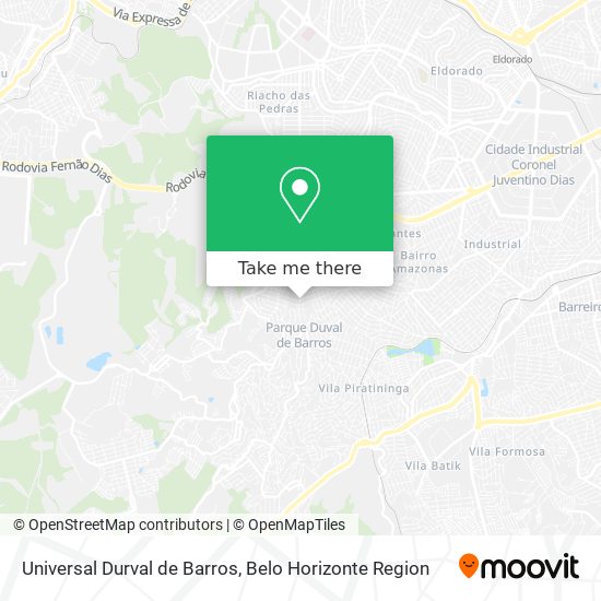 Universal Durval de Barros map