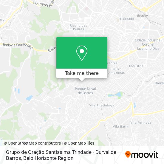 Grupo de Oração Santíssima Trindade - Durval de Barros map