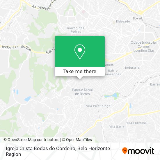 Igreja Crista Bodas do Cordeiro map