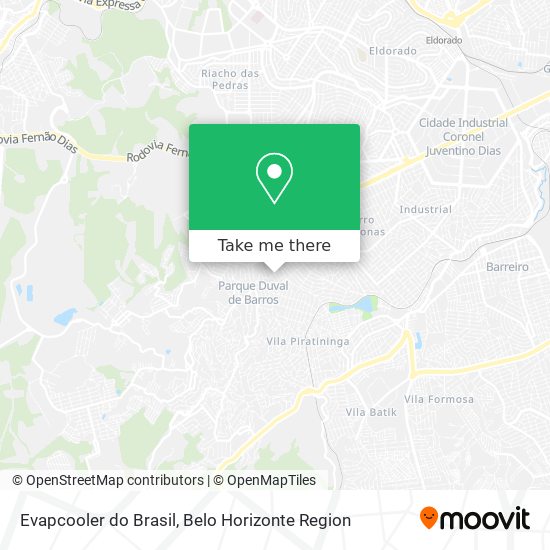 Evapcooler do Brasil map