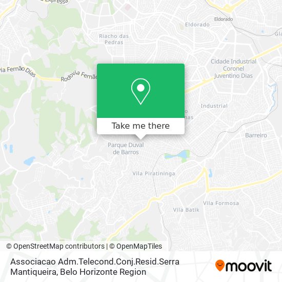Associacao Adm.Telecond.Conj.Resid.Serra Mantiqueira map