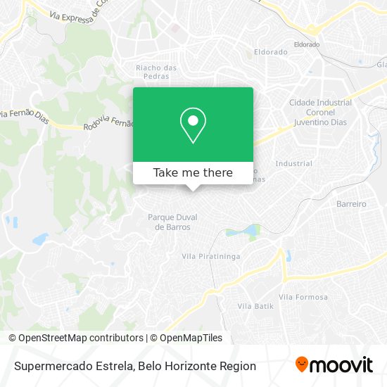 Supermercado Estrela map