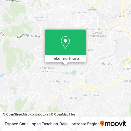 Espaco Carla Lopes Faschion map