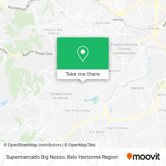 Supermercado Big Nosso map