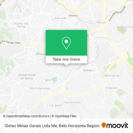Sistec Minas Gerais Ltda Me map
