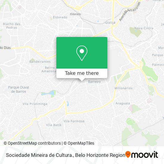 Sociedade Mineira de Cultura. map