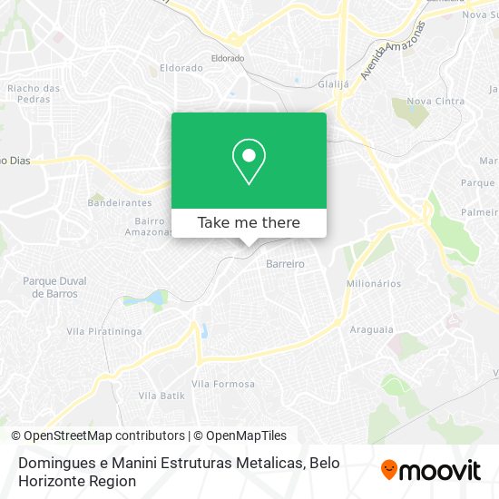 Domingues e Manini Estruturas Metalicas map