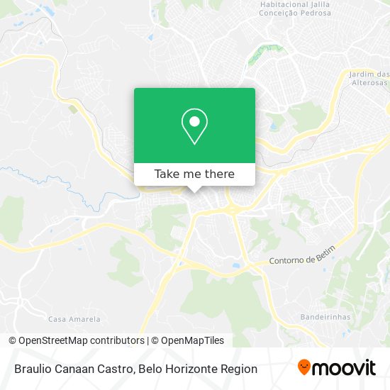 Braulio Canaan Castro map