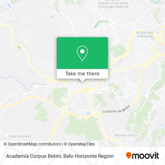 Academia Corpus Betim map