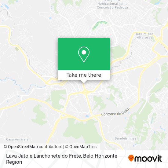 Lava Jato e Lanchonete do Frete map