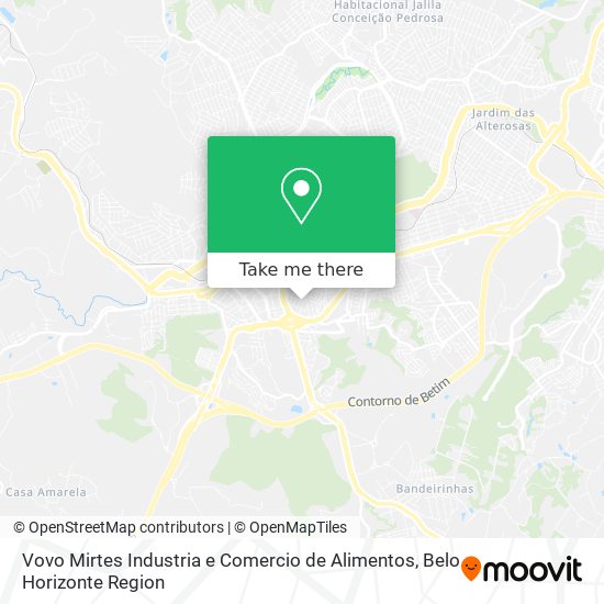 Vovo Mirtes Industria e Comercio de Alimentos map