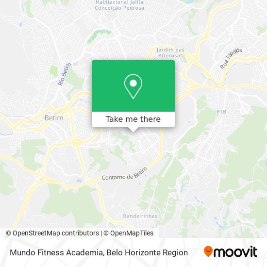 Mundo Fitness Academia map