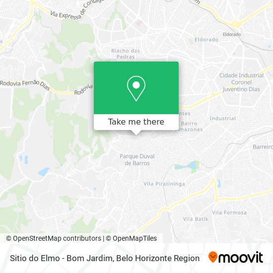 Sitio do Elmo - Bom Jardim map