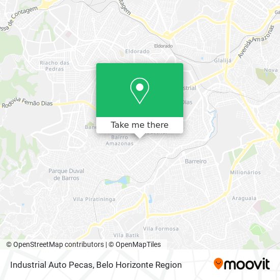 Industrial Auto Pecas map