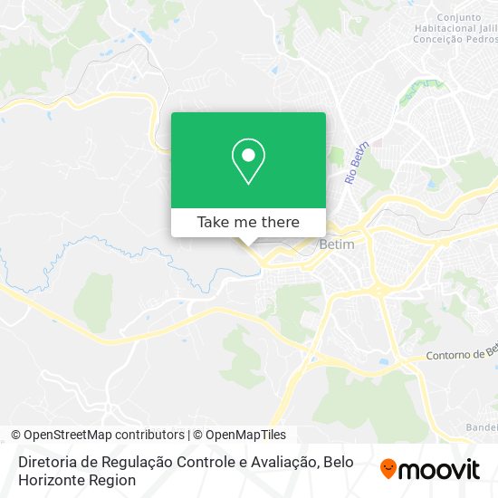 Diretoria de Regulação Controle e Avaliação map