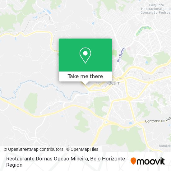Restaurante Dornas Opcao Mineira map