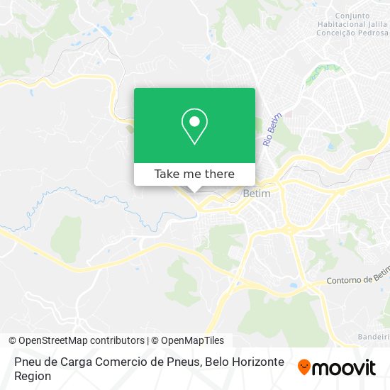 Pneu de Carga Comercio de Pneus map