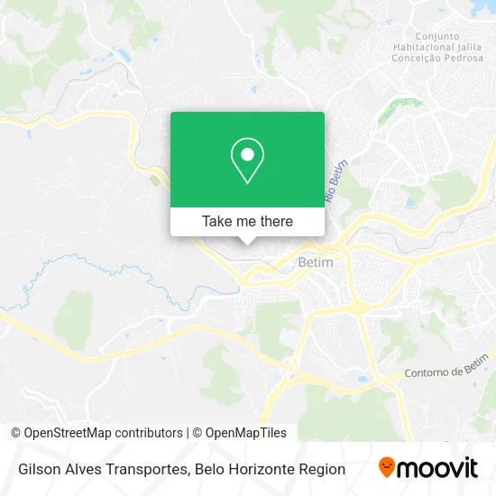 Gilson Alves Transportes map