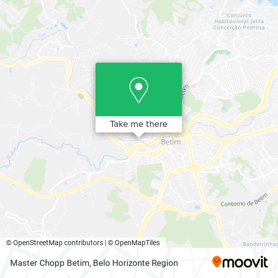 Master Chopp Betim map