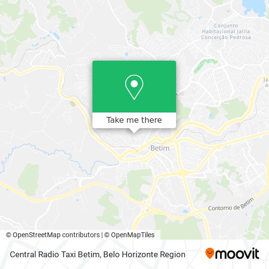 Central Radio Taxi Betim map