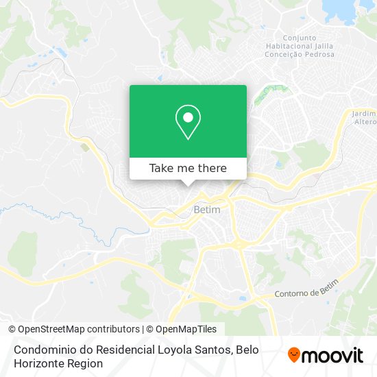 Condominio do Residencial Loyola Santos map