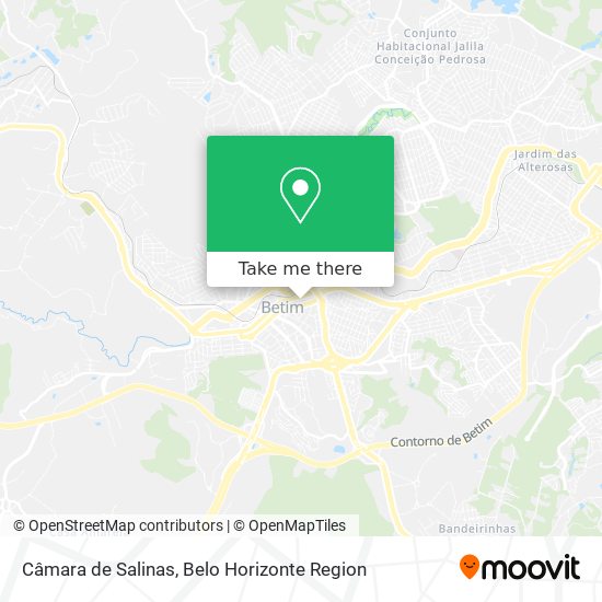 Câmara de Salinas map