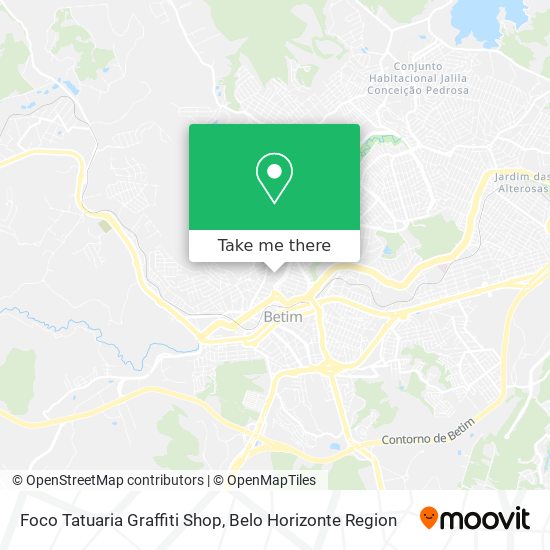 Foco Tatuaria Graffiti Shop map