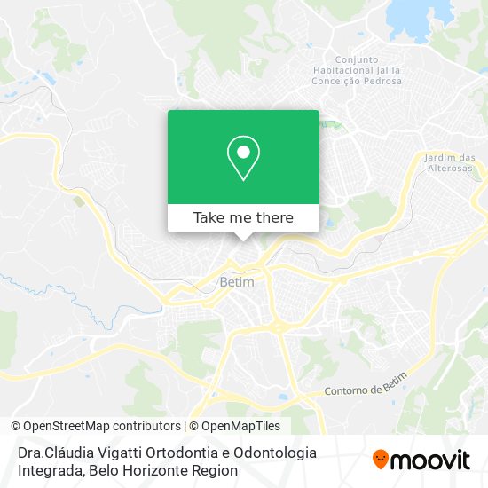 Dra.Cláudia Vigatti Ortodontia e Odontologia Integrada map