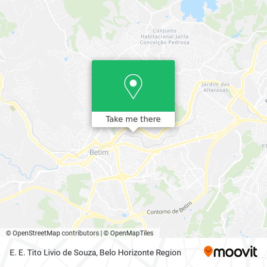 E. E. Tito Livio de Souza map