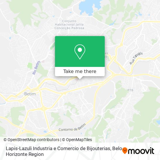 Lapis-Lazuli Industria e Comercio de Bijouterias map