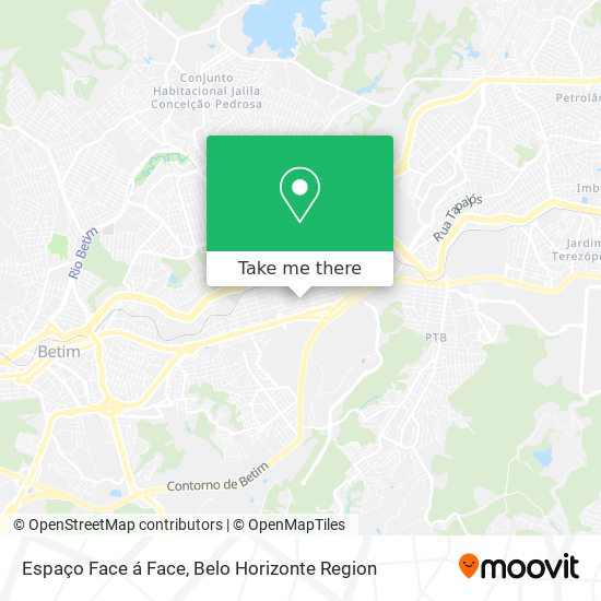Espaço Face á Face map