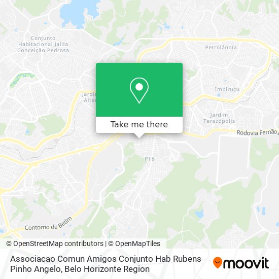 Associacao Comun Amigos Conjunto Hab Rubens Pinho Angelo map