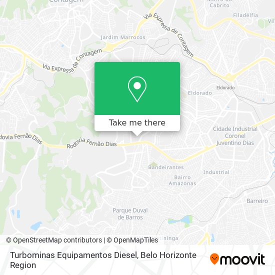 Turbominas Equipamentos Diesel map