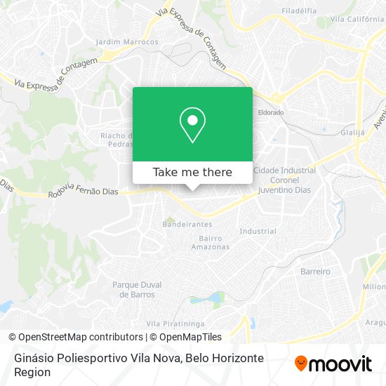 Ginásio Poliesportivo Vila Nova map