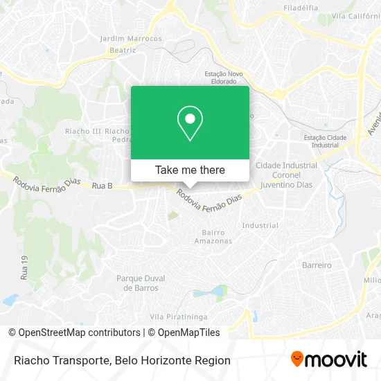 Riacho Transporte map