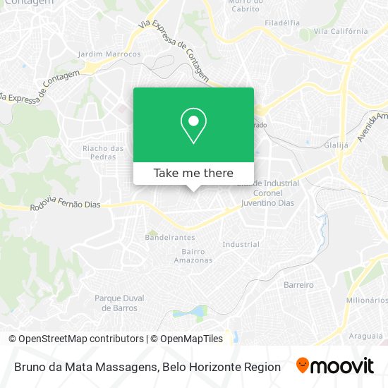 Bruno da Mata Massagens map
