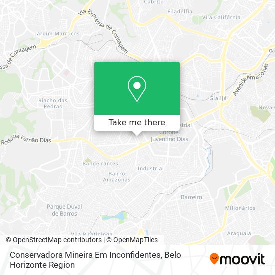 Mapa Conservadora Mineira Em Inconfidentes