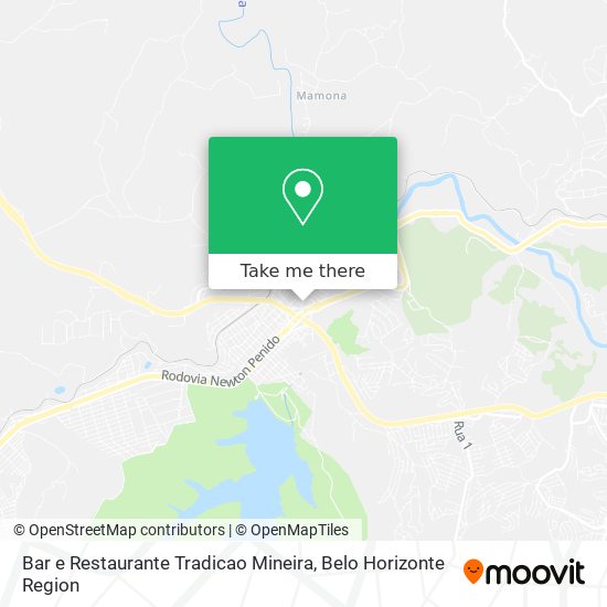 Mapa Bar e Restaurante Tradicao Mineira