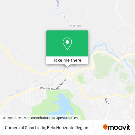 Comercial Casa Linda map