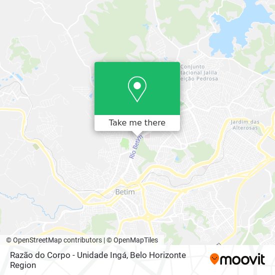 Razão do Corpo - Unidade Ingá map