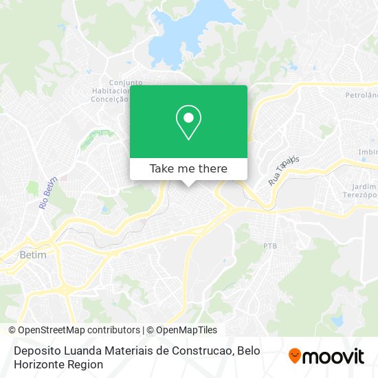 Deposito Luanda Materiais de Construcao map