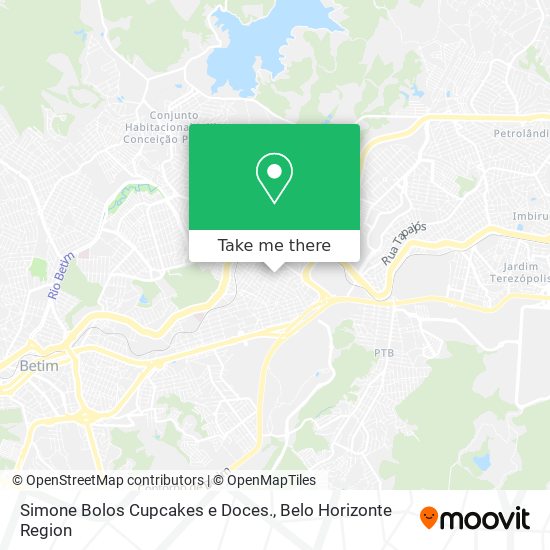 Simone Bolos Cupcakes e Doces. map