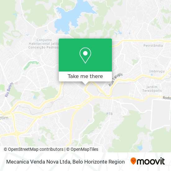 Mecanica Venda Nova Ltda map