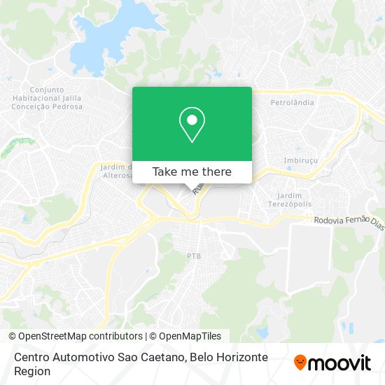 Centro Automotivo Sao Caetano map