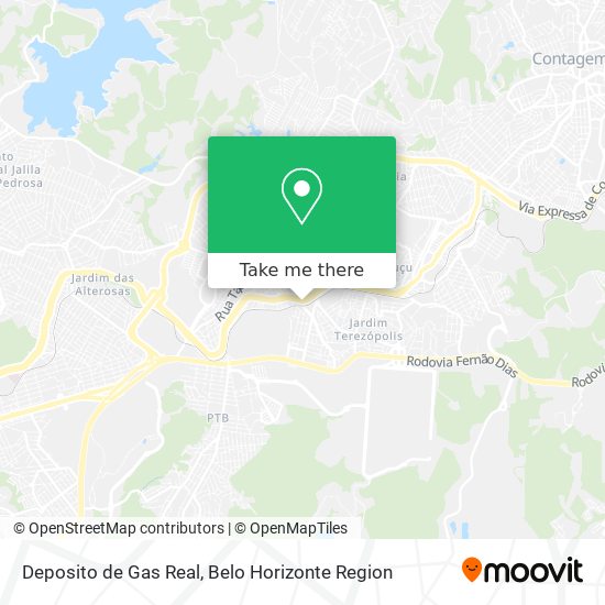 Deposito de Gas Real map