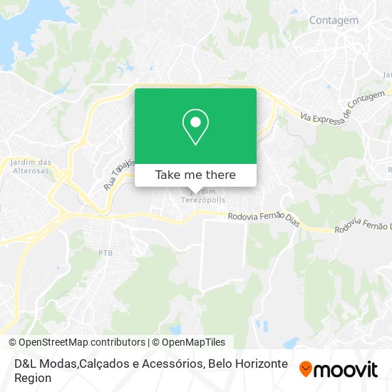 D&L Modas,Calçados e Acessórios map