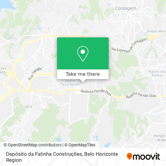 Depósito da Fatinha Construções map