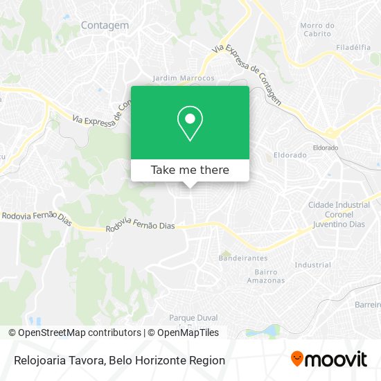Relojoaria Tavora map